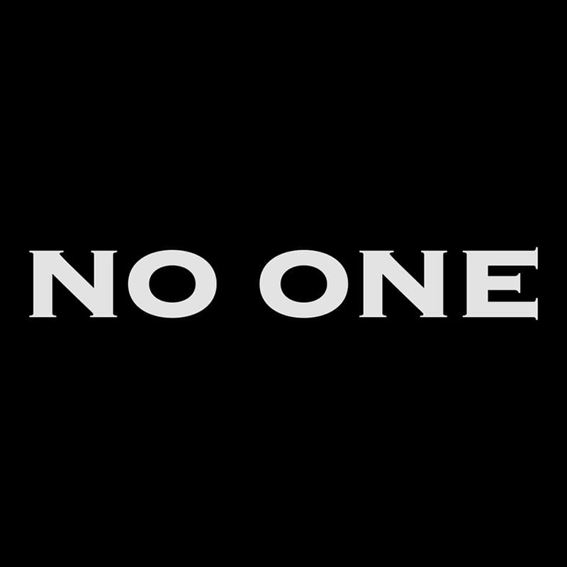 No one knows authors name. No one. Логотип one. Бренд no one. No one магазин.